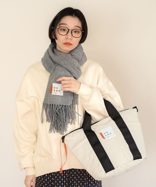 Wpc.(ダブリュピーシー)の「ベーシックルーズマフラー ONDOO Wpc.(その他・オフ/グレー/モカ/ブラウン/ネイビー・ワンサイズ)」の10枚目の写真