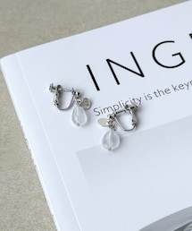 3coins | マーブルストーンサガリイヤリング(イヤリング)