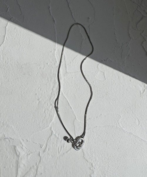 Lattice（Lattice）の「【LesSignes】ステンレスネックレス（ネックレス・レディース・ゴールド/シルバー・FREE）」の2枚目の写真