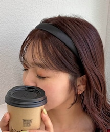 サテンカチューシャ