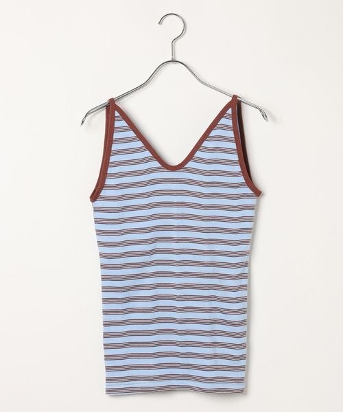 BAYFLOW（ベイフロー）の「Prib Cami Tank（その他・ブラック19/COFFEE50/ブルー80・F）」の3枚目の写真