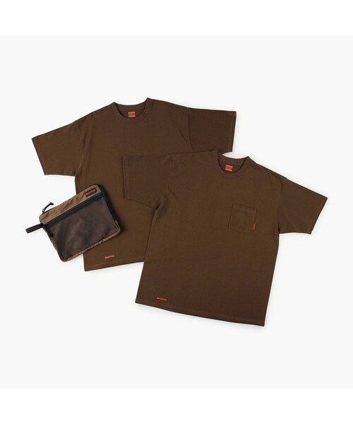 BRIEFING(ブリーフィング)の「【4月6日(月)15時半頃入荷予定】BRIEFING×GOAT S/S 2PACK TEE(その他・WHITE/BLACK/BROWN・S/M/L/XL)」の2枚目の写真