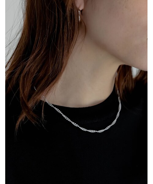 Re:EDIT（リエディ）の「ボール×スネークチェーンコンビネックレス[mb] - アクセサリー通販 | 人気レディースファッション - Re:EDIT（リエディ）（その他・レディース・ゴールド/シルバー・フリーサイズ）」の6枚目の写真