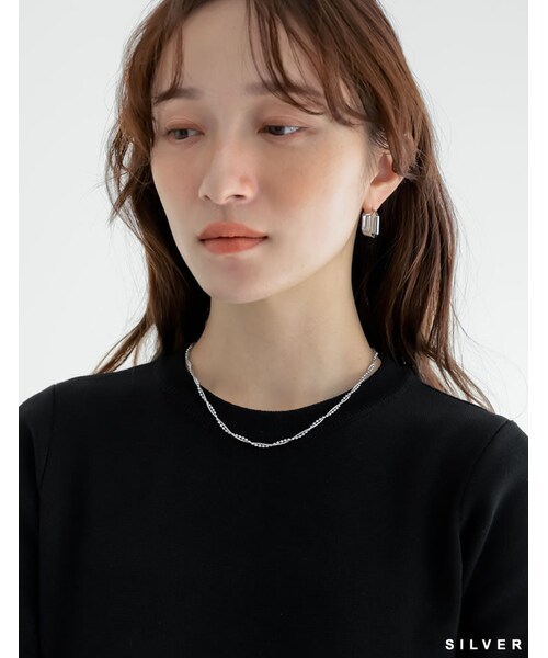 Re:EDIT（リエディ）の「ボール×スネークチェーンコンビネックレス[mb] - アクセサリー通販 | 人気レディースファッション - Re:EDIT（リエディ）（その他・レディース・ゴールド/シルバー・フリーサイズ）」の7枚目の写真