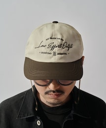 【CPH】6panel cap two-tone