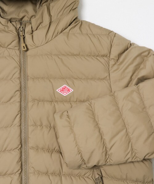 URBAN RESEARCH DOORS(アーバンリサーチドアーズ)の「DANTON MIDDLE DOWN HOODED COAT(テーラードジャケット・レディース・BLACK/BEIGE・S)」の12枚目の写真