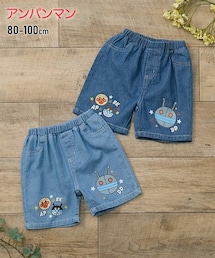 nissen | 【アンパンマン】ライトデニムハーフパンツ（男の子・女の子）