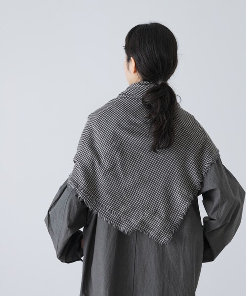 かぐれ（カグレ）の「チェックスクエアストール（ストール/ショール・レディース・CHECK S/CHECK M・Free）」の12枚目の写真