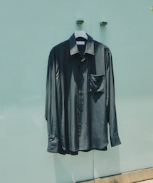 ADAM ET ROPE' | レーヨンポリエステルポプリンドレープシャツ(シャツ/ブラウス)