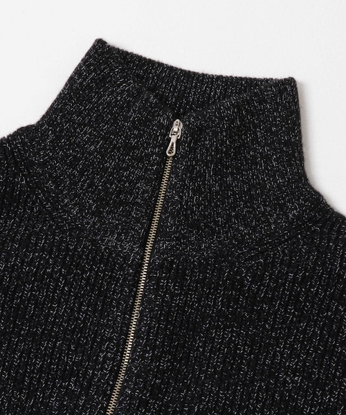 URBAN RESEARCH（アーバンリサーチ）の「ULTERIOR　WOOL COTTON RIB DRIVERS KNIT（テーラードジャケット・メンズ・BLACK MIX/GREY MIX/PURPLE MIX・M/L）」の6枚目の写真