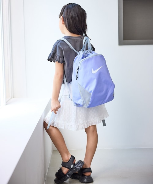 ROPE' PICNIC(ロペピクニック)の「【NIKE/ナイキ】2026ベーシックプールバッグ(バックパック/リュック・キッズ・ブラック/ラベンダー系・F)」の7枚目の写真