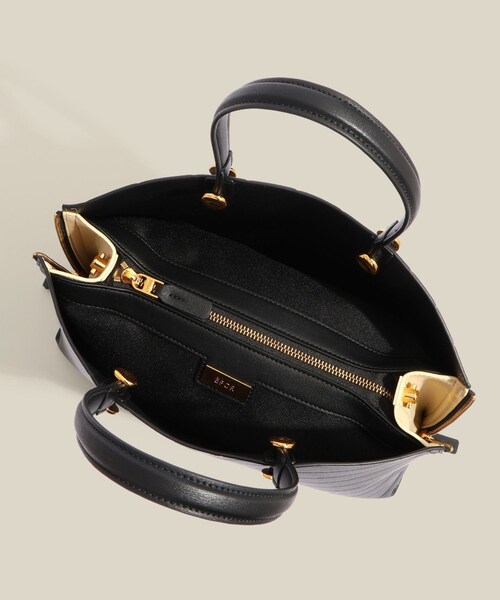 ROPE'（ロペ）の「【E'POR】【数量限定】Y BAG Medium Emboss（トートバッグ・レディース・ブラック/ベージュ・F）」の15枚目の写真
