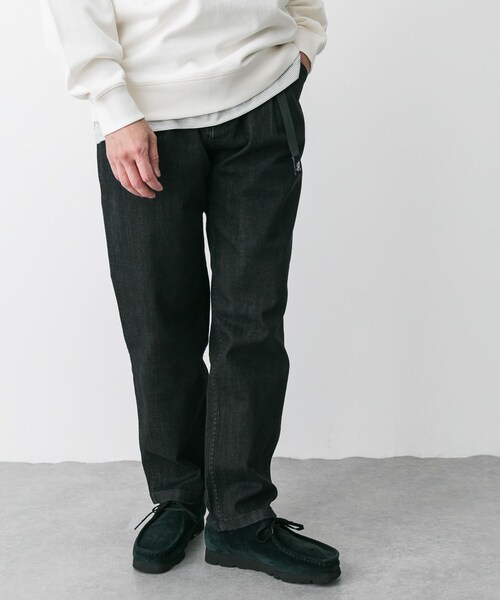 URBAN RESEARCH DOORS（アーバンリサーチドアーズ）の「『別注』Gramicci　Mountain Tuck Pants（デニムパンツ・メンズ・BLACK/MediumUsed/Dark Used/O.W.・S/M/L/XL）」の9枚目の写真