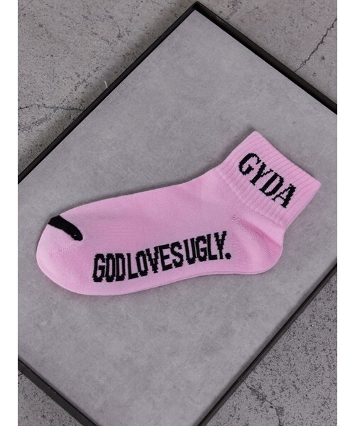 GYDA（ジェイダ）の「GYDA SOX（ソックス/靴下・レディース・オフホワイト/グレー/ブラック/ピンク/ブルー/パープル/ブラウン/その他3・F）」の6枚目の写真