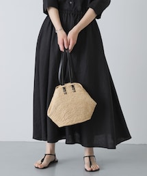 かぐれ | Indego Africa　MINI KEZA RAFFIA CARRYALL(かごバッグ)