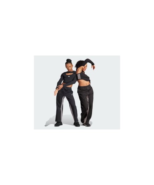 adidas（アディダス）の「ダンス スリーストライプス ワイドレッグパンツ（パンツ・レディース・ピンク/ブラック・XS/S/M/L/XL/2XL/3XL）」の22枚目の写真