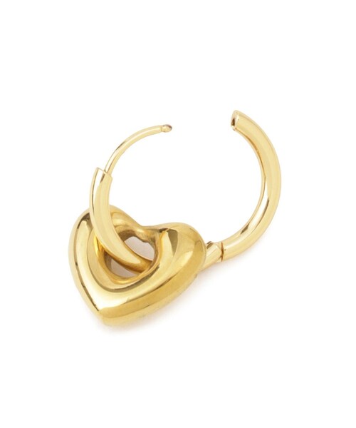 ROPE' PICNIC(ロペピクニック)の「ステンレスパフィーハートピアス(ピアス(両耳用)・レディース・ゴールド/シルバー・F)」の10枚目の写真