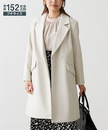 nissen | 小さいサイズ　ロングチェスターコート　低身長さん・小柄女性(チェスターコート)