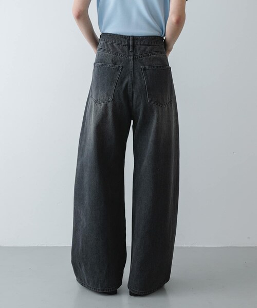 SENSE OF PLACE by URBAN RESEARCH(センスオブプレイスバイアーバンリサーチ)の「カーブデニム(デニムパンツ・レディース・BEIGE/D.INDIGO/GRAY/MINT・S/M/L)」の9枚目の写真