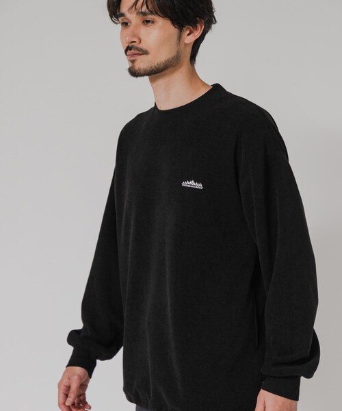 URBAN RESEARCH（アーバンリサーチ）の「『別注』THOUSAND MILE×URBAN RESEARCH　ニットフリースクルーネックプルオーバー（その他トップス・メンズ・BLACK/CHARCOAL/NAVY/OFF・M/L）」の17枚目の写真