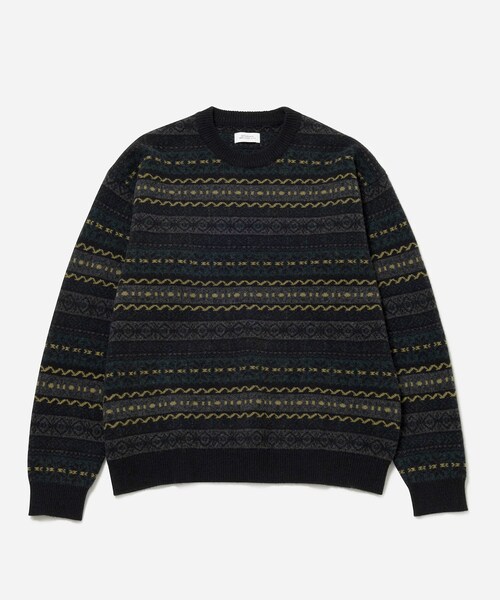 Saturdays NYC(サタデーズ ニューヨークシティ )の「CLASSIC PATTERN KNIT(ニット/セーター・レディース・チャコール/パープル・XL/XS/XXL)」の8枚目の写真