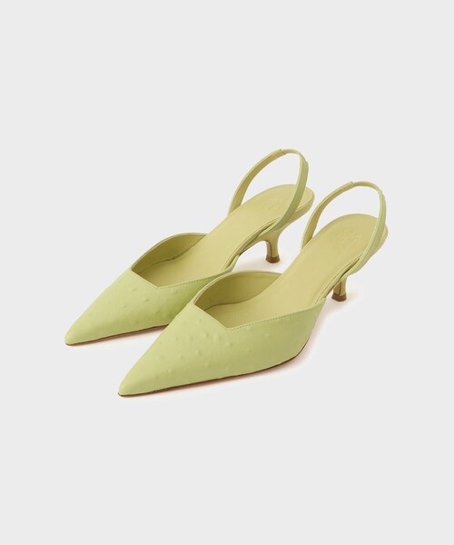 ROPE'（ロペ）の「【GIABORGHINI（ジアボルギーニ）】OCTAVIE KITTEN｜バックスリングパンプス（パンプス・レディース・ダークブラウン・37/38）」の2枚目の写真