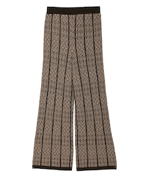 LAGUNAMOON | アラベスクパターンニットパンツ(その他パンツ)