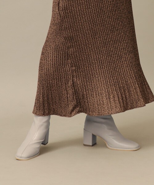 SENSE OF PLACE by URBAN RESEARCH（センスオブプレイスバイアーバンリサーチ）の「スクエアトウセンターシームストレッチブーツ（その他シューズ・レディース・PYTHON/BLACK/BLCK/IVORY/BROWN/BEIGE/L.KHAKI・S/M/L）」の9枚目の写真