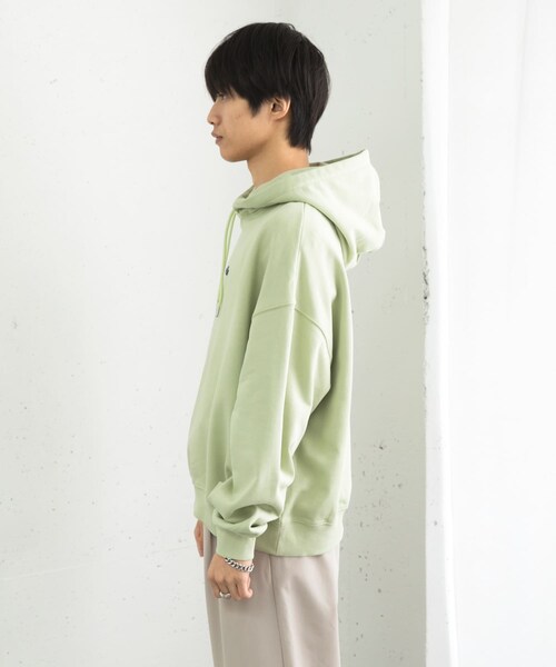 SENSE OF PLACE by URBAN RESEARCH（センスオブプレイスバイアーバンリサーチ）の「Gem Stone Cropped Hoodie（パーカー・メンズ・NAVY/BLACK/MINT・M/L）」の16枚目の写真