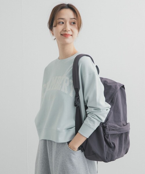URBAN RESEARCH DOORS(アーバンリサーチドアーズ)の「カレッジロゴ刺繍スウェット(スウェット・レディース・MINT/GREIGE/NAVY・Free)」の19枚目の写真