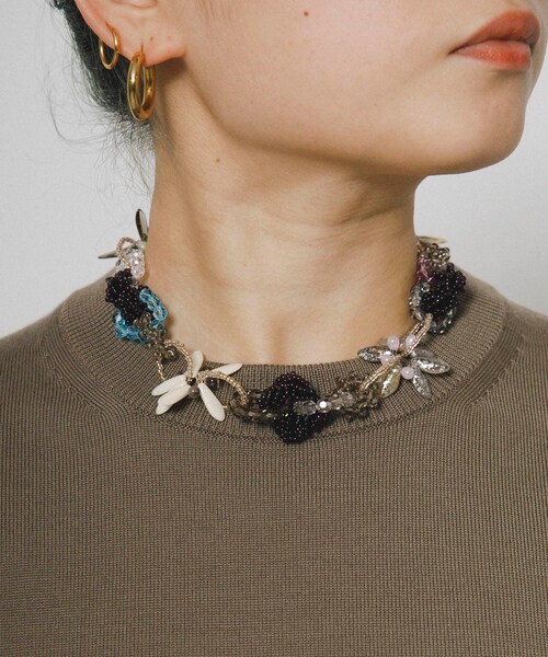 URBAN RESEARCH(アーバンリサーチ)の「JACOB Dila Amethyste Necklace(ネックレス・レディース・Multi・Free)」の2枚目の写真