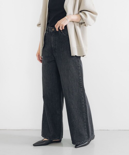 URBAN RESEARCH（アーバンリサーチ）の「『別注』Lee101×URBAN RESEARCH　 BAGGYPANTS（デニムパンツ・レディース・淡BLACK/BLACK・XS/S/M/L）」の8枚目の写真