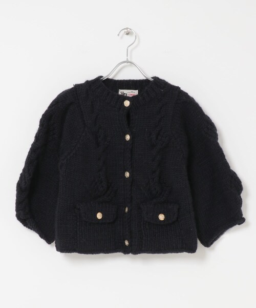 URBAN RESEARCH DOORS（アーバンリサーチドアーズ）の「『別注』KHWOPA×DOORS　ニットカーディガン（カーディガン/ボレロ・レディース・GRAY/NAVY・one）」の12枚目の写真