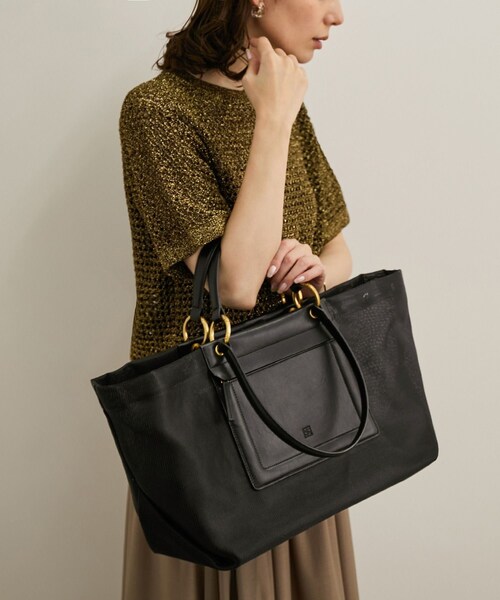 ROPE'(ロペ)の「【A4対応】チュールメッシュダブルハンドルトートバッグ(トートバッグ・レディース・ブラック/オリーブ・F)」の21枚目の写真
