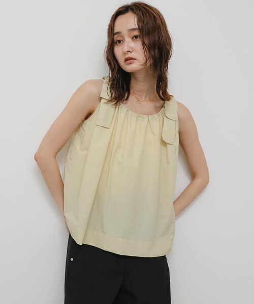 SENSE OF PLACE by URBAN RESEARCH(センスオブプレイスバイアーバンリサーチ)の「ショルダーリボンブラウス(シャツ/ブラウス・レディース・BLACK/BROWN/BEIGE・One)」の22枚目の写真