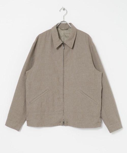 URBAN RESEARCH（アーバンリサーチ）の「LINEN PIN HEAD SPORTS JACKET（ブルゾン・メンズ・TAUPE/BLACK・M/L）」の19枚目の写真