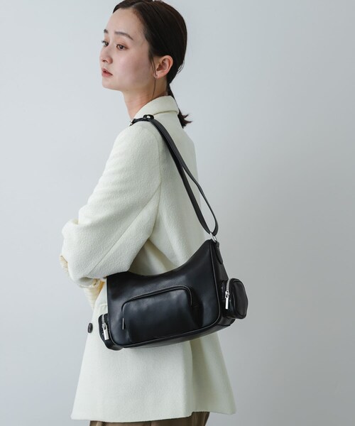 SENSE OF PLACE by URBAN RESEARCH（センスオブプレイスバイアーバンリサーチ）の「3Pポケットバッグ（ショルダーバッグ・レディース・BLACK/IVORY/Y.BEIGE・One）」の11枚目の写真