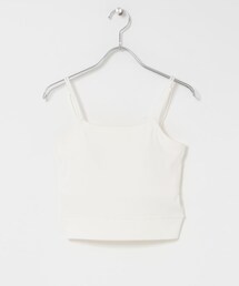 KBF | ダブルストラップクロップドキャミソール(キャミソール)