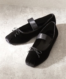 nissen | ゴムベルト付バレエシューズ（ワイズ３Ｅ）(バレエシューズ)