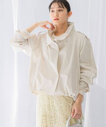 『撥水』スタンドカラーショートブルゾン