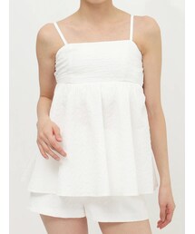 GYDA | 【SETUP着用可】ジャカードBACKリボンチュニック(チュニック)