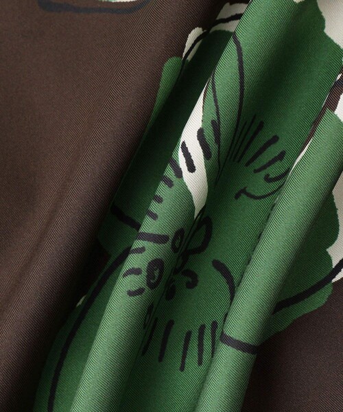 ADAM ET ROPE'(アダムエロペ)の「【J'aDoRe・一部店舗限定】【BANANATIME(バナナタイム)】PJ 2 SHIRT / シルクシャツ(シャツ/ブラウス・レディース・ブラック系/ダークブラウン系・XS)」の21枚目の写真