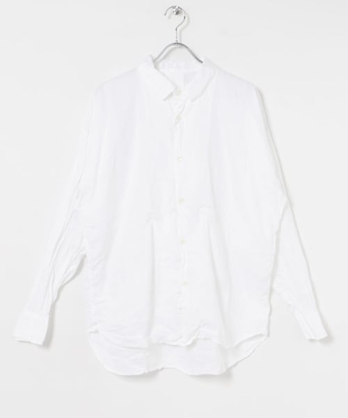 URBAN RESEARCH(アーバンリサーチ)の「Gurank Linen shirts(シャツ/ブラウス・メンズ・WHT/NVY・2/3)」の1枚目の写真