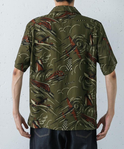 URBAN RESEARCH(アーバンリサーチ)の「NEXUSVII. TRANSPORTATION(シャツ/ブラウス・メンズ・BLACK/OLIVE・46/48)」の9枚目の写真
