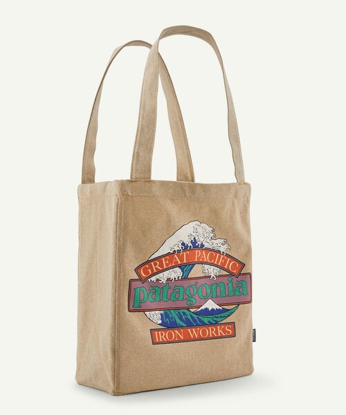 URBAN RESEARCH DOORS(アーバンリサーチドアーズ)の「patagonia RECYCLED MARKET TOTE(トートバッグ・メンズ・GWCL/OLCC・One)」の4枚目の写真