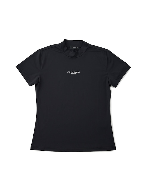 ROPE'(ロペ)の「【ESSENTIAL】半袖モックネックシャツ/UV・吸水速乾(Tシャツ/カットソー・レディース・ブラック/ホワイト/ネイビー/ラベンダー・L/M/XL)」の5枚目の写真