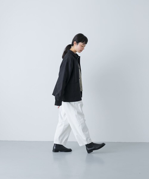 かぐれ（カグレ）の「コットンクロップドパンツ（その他パンツ・レディース・OFF/BEIGE/BLACK・Free）」の11枚目の写真