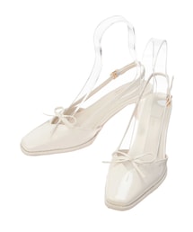 MERCURYDUO | リボントゥシューズ(パンプス)