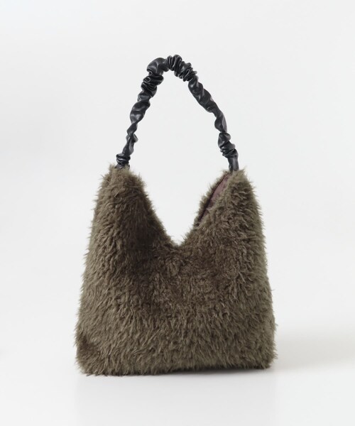 URBAN RESEARCH DOORS（アーバンリサーチドアーズ）の「ファーハンドルバッグ（トートバッグ・レディース・IVORY/BROWN・one）」の14枚目の写真