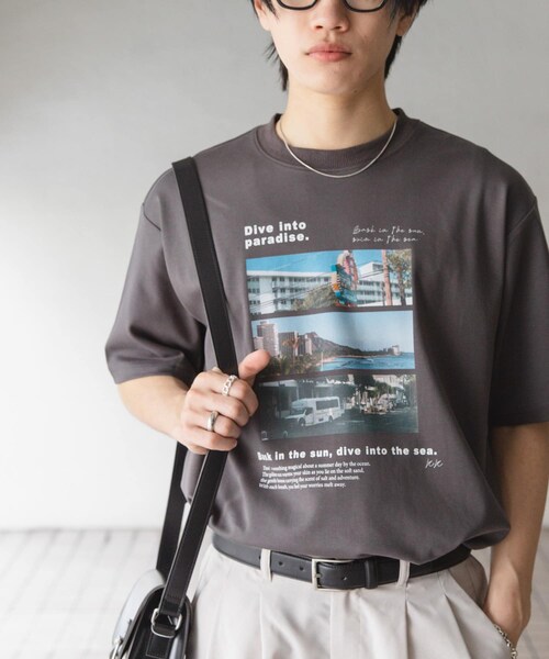 SENSE OF PLACE by URBAN RESEARCH（センスオブプレイスバイアーバンリサーチ）の「Cityscape photo Short-Sleeve T-shirts（Tシャツ/カットソー・メンズ・GRAY/CHARCOAL/L.BLUE・M/L）」の19枚目の写真